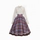 Mocha Manor Lolita Style Blouse + Skirt Set by Withpuji (WJ47)